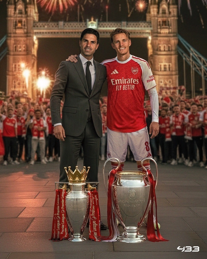 阿森纳本赛季有多猛？英超欧冠夺冠概率双第一，欧冠至今零失球